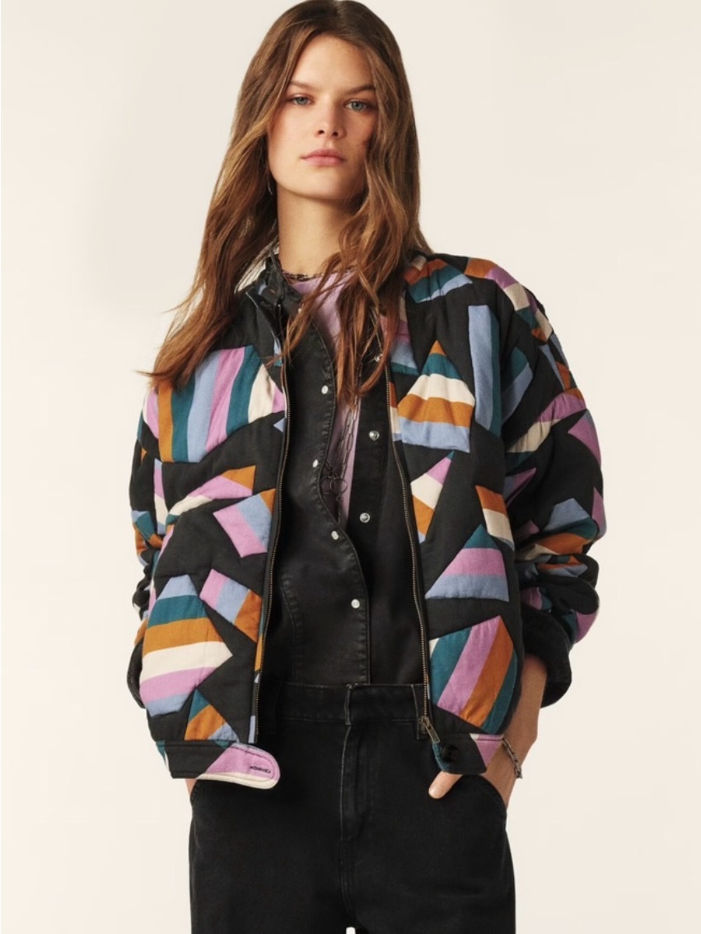 Ba&sh Bomber Jacket - Black
